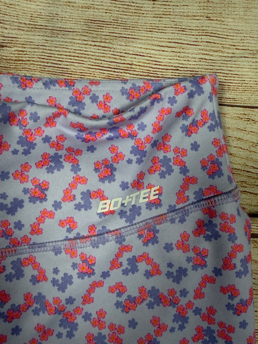 Floral Lavender High-Waist Leggings for Women - Picture 2 of 9